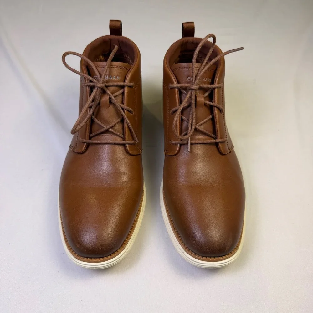 Cole Haan OriginalGrand Chukka Boots British‎ Tan Leather C40844 Mens 10.5 M